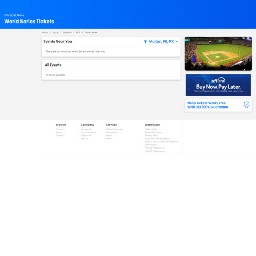 Sports - MLB World Series