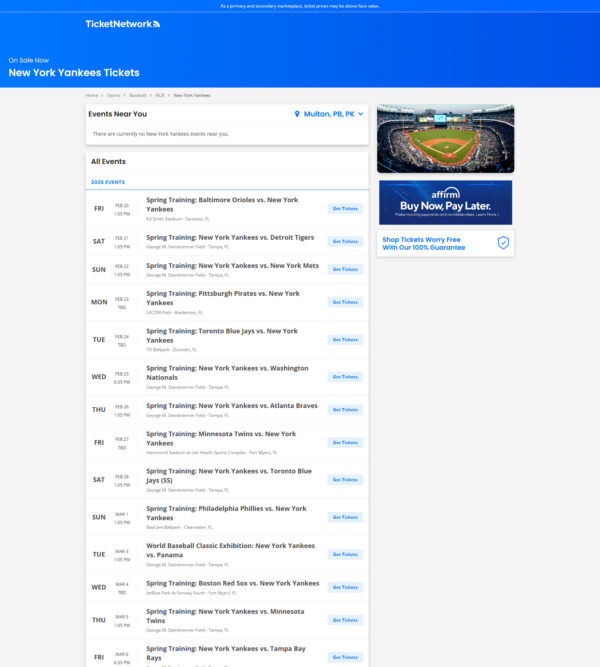 Sports – MLB – New York Yankees