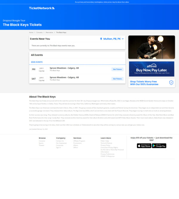 The Black Keys tickets _ TicketNetwork