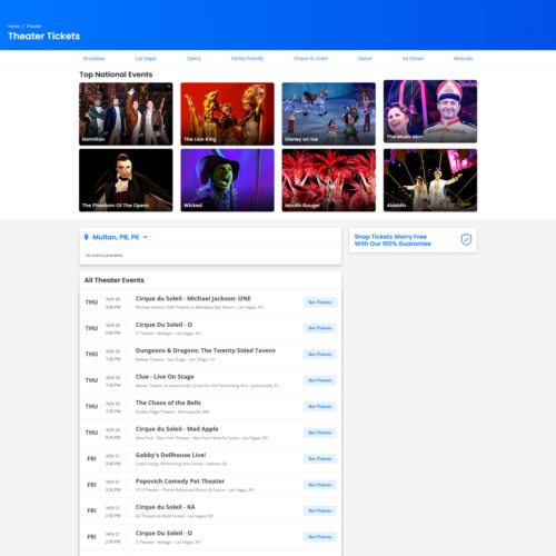 Theater – General _ Ticket Network