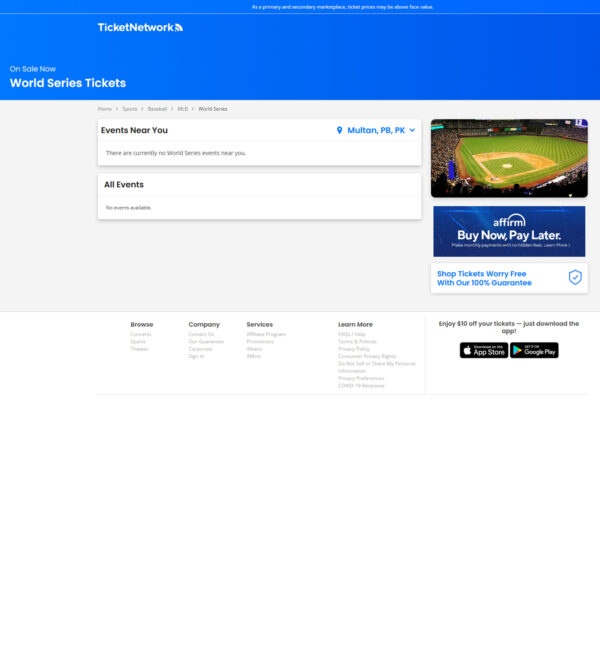 World Series Tickets _ Ticket Network