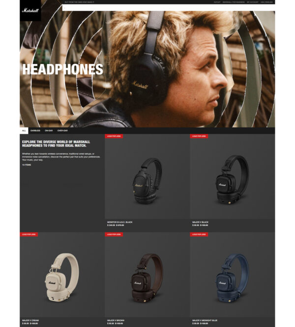 headphones _ Marshal Headphones US