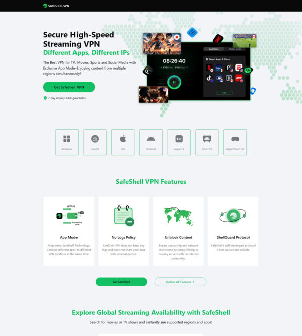 home page of Rush Charge