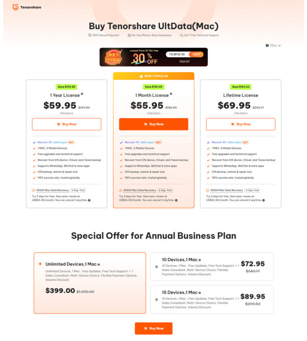 iPhone data recovery _ Tenorshare