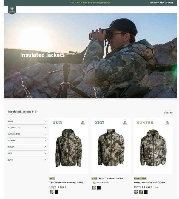 insulated jackets _ Kings Camo