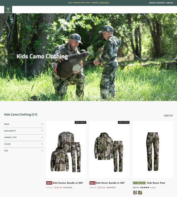 kids camo clothing _ Kings Camo