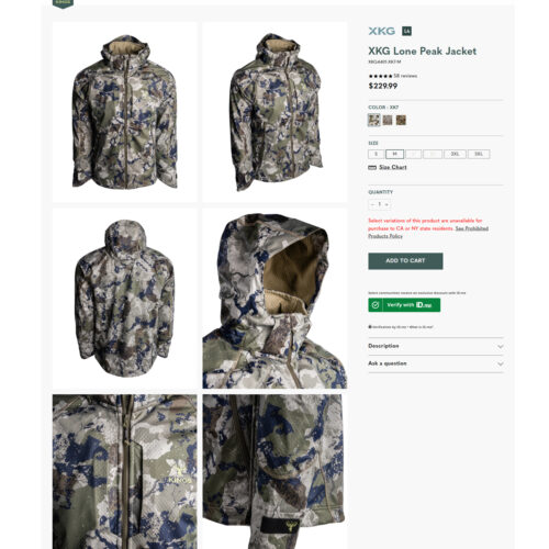 lone peak jacket _ Kings Camo lone peak jacket _ Kings Camo