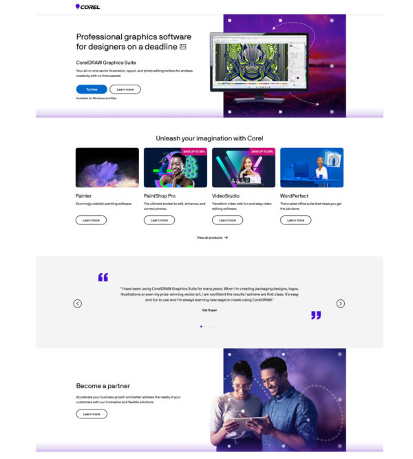 permanent link for Corel Corporation