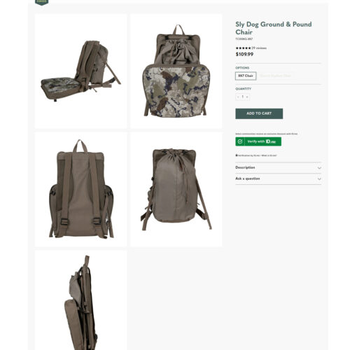 pound chair _ Kings Camo