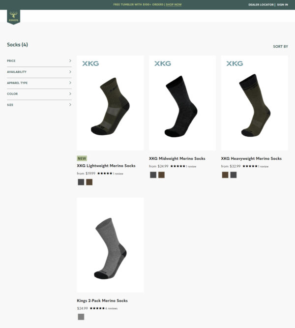 socks _ Kings Camo