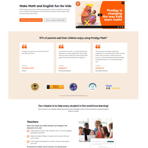 standards aligned | parents & teachers _ Prodigy