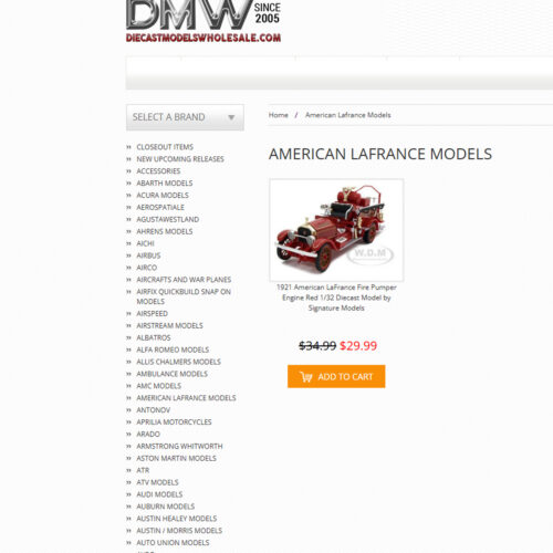 America Lafrance model cars _ Die Cast Models Whole Sale