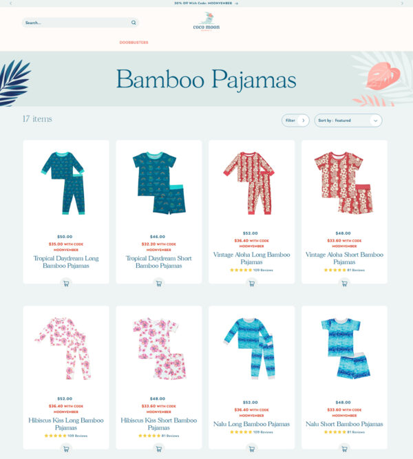Bamboo Pajamas _ Coco Moon Hawaii