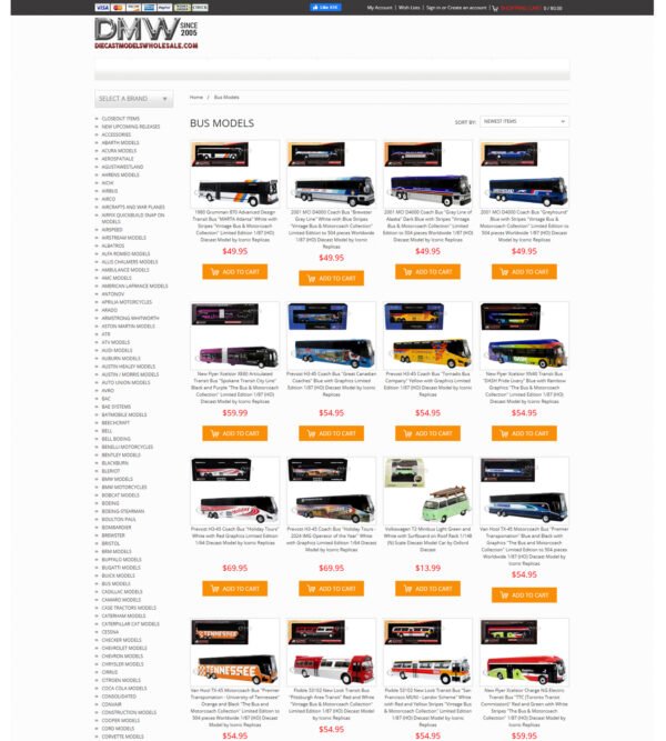 Bus models _ Die Cast Models Whole Sale