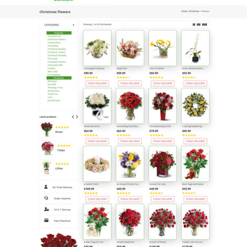 Christmas flowers _ Flower Delivery
