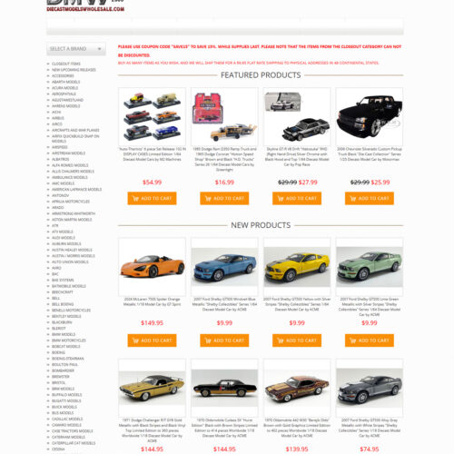 Diecast 4 _ Die Cast Models Whole Sale Diecast 4 _ Die Cast Models Whole Sale
