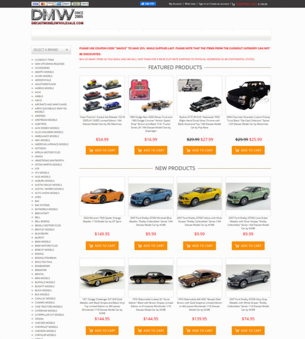 Diecast 4 _ Die Cast Models Whole Sale