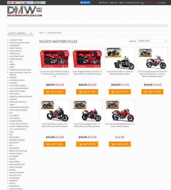 Ducati motorcycles models _ Die Cast Models Whole Sale