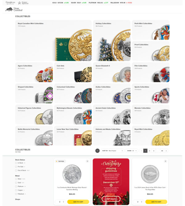 Exclusive collectables _ Silver Gold Bull