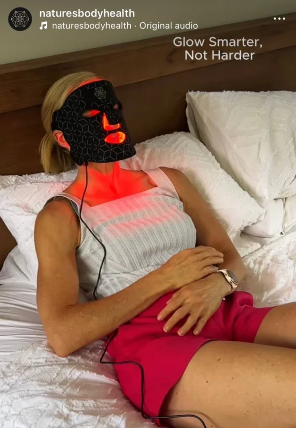 red light therapy LED face mask _ Nature’s Body