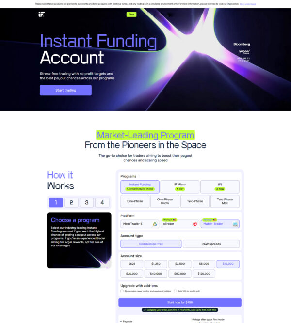 Instant Funding Account _ Instant Funding