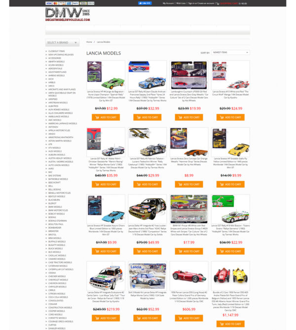 Lancia model cars _ Die Cast Models Whole Sale