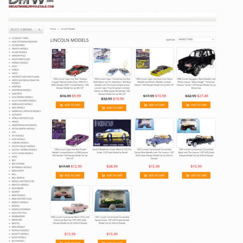 Lincoln model cars _ Die Cast Models Whole Sale Lincoln model cars _ Die Cast Models Whole Sale