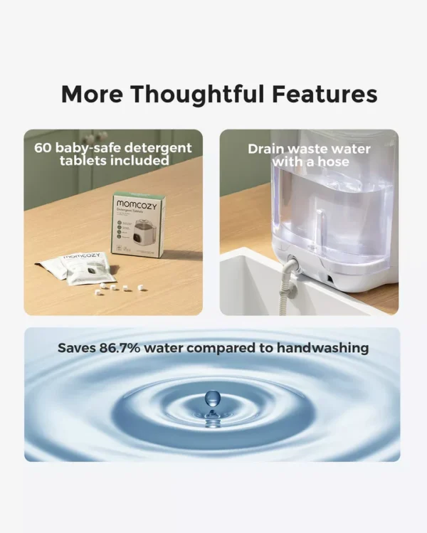 baby bottle washer and sterilizer _ Momcozy