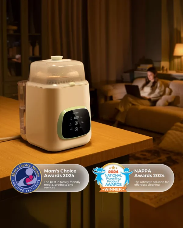 baby bottle washer and sterilizer _ Momcozy