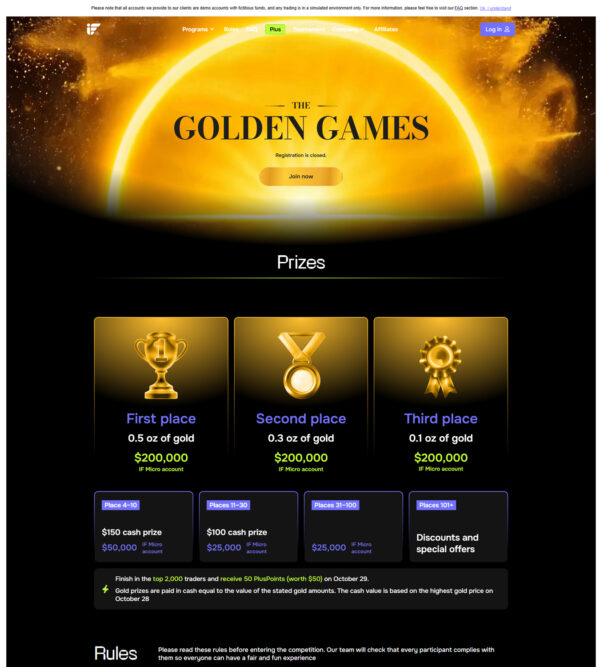 Moonshot tournament _ Instant Funding