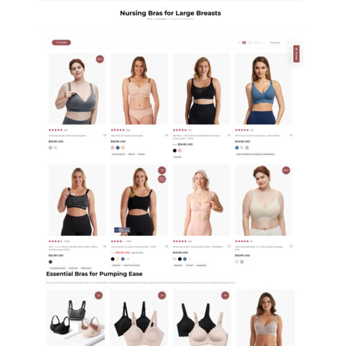 Nursing bras for large breasts _ Momcozy