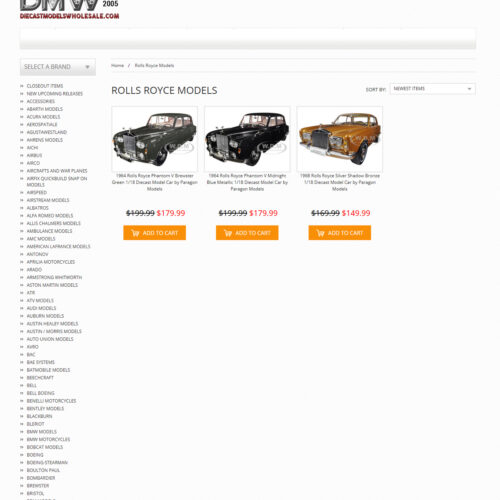 Rolls Royce model cars _ Die Cast Models Whole Sale