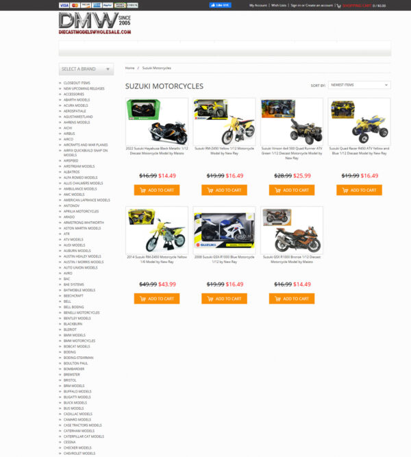 Suzuki motorcycles models _ Die Cast Models Whole Sale