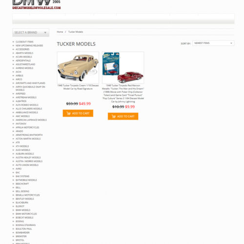 Tucker model cars _ Die Cast Models Whole Sale