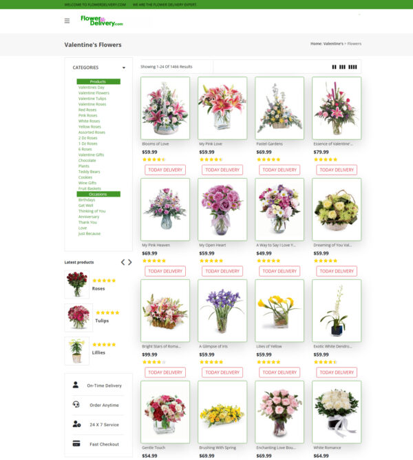 Valentine’s flowers _ Flower Delivery