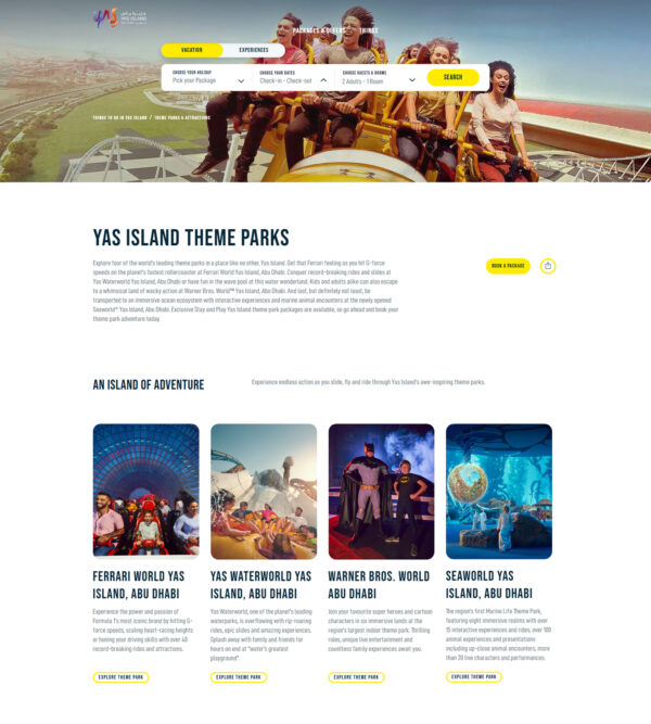 Yas Island theme parks _ Yas Island