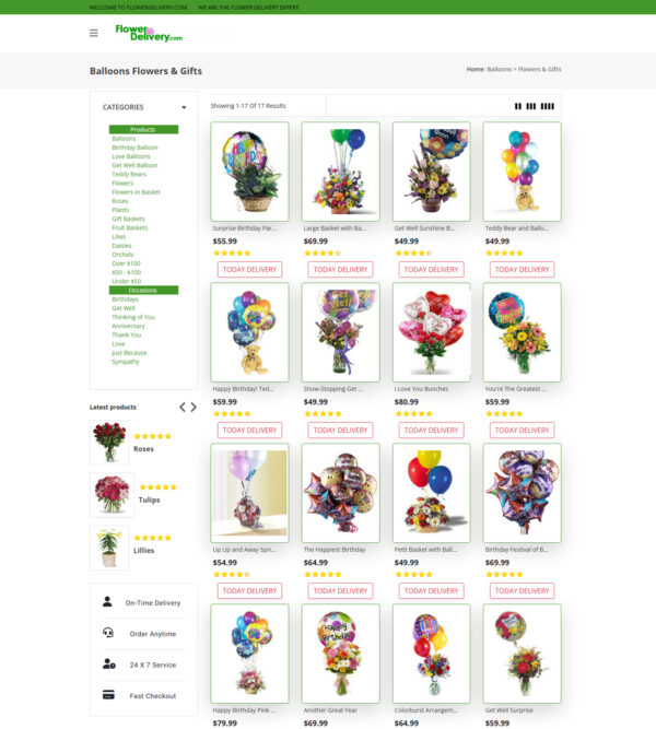 balloons _ Flower Delivery