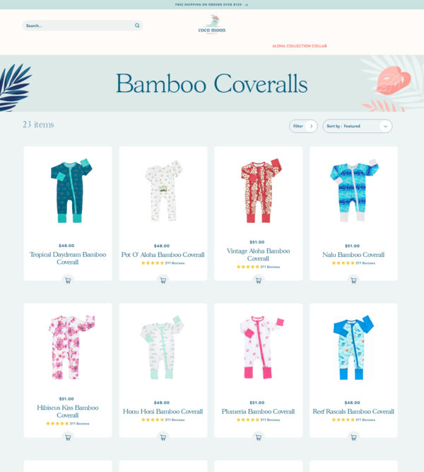 bamboo coversall _ Coco Moon Hawaii