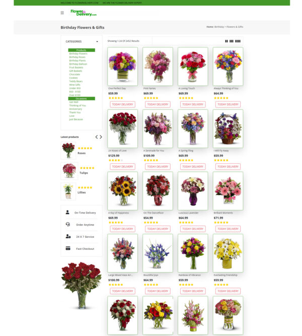 birthday flowers and gifts _ Flower Delivery