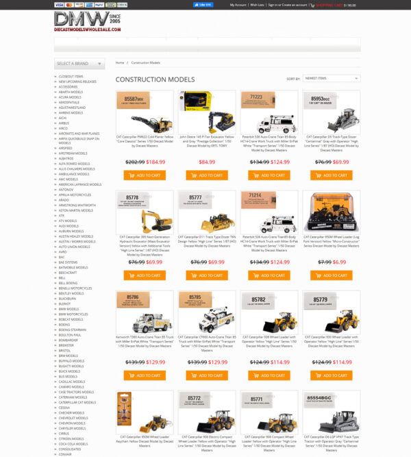 construction models _ Die Cast Models Whole Sale