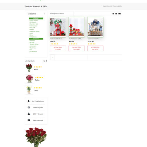 cookies baskets _ Flower Delivery