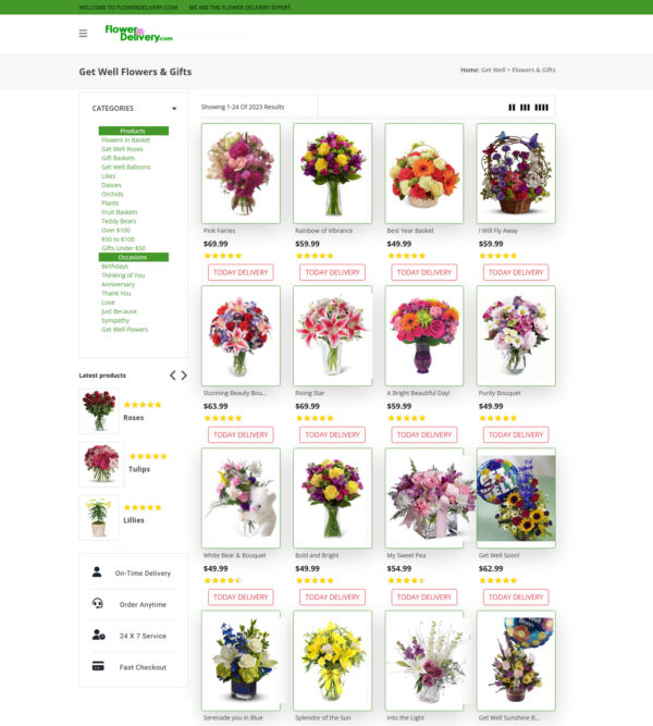 get well flowers _ Flower Delivery