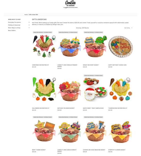 gifts under  _ Cookies by Design