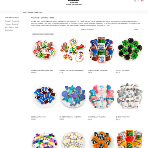 gourmet cookie trays _ Cookies by Design gourmet cookie trays _ Cookies by Design