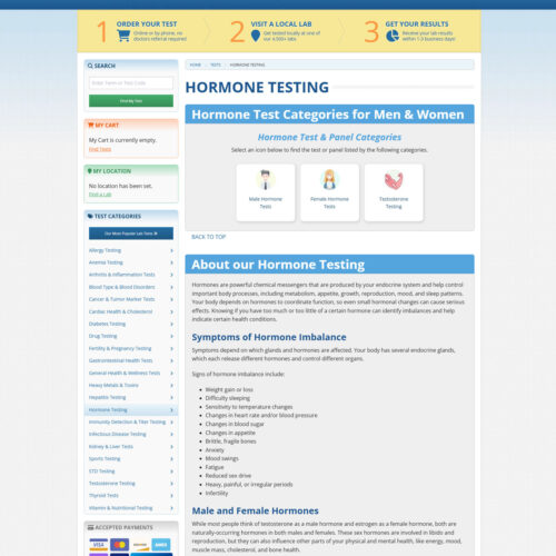 hormone testing _ Health Labs