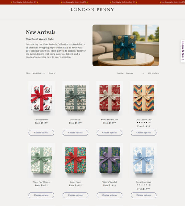 new arrivals _ London Penny