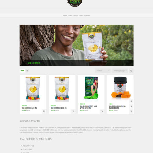 pure CBD gummies _ Eden’s Herbals