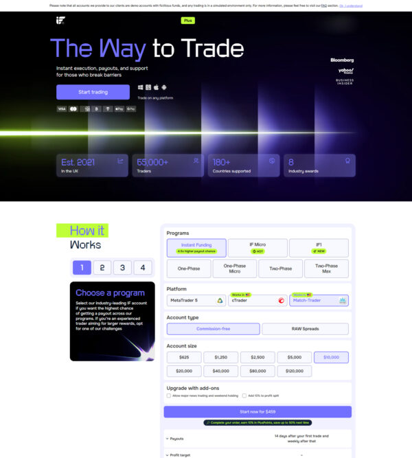 the way to trade _ Instant Funding