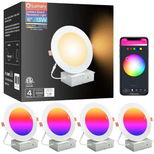 033 Wi-Fi smart canless recessed lights _ Lumary Smart