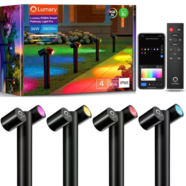 RGBAI pathway lights pro _ Lumary Smart